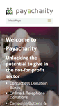 Mobile Screenshot of payacharity.com